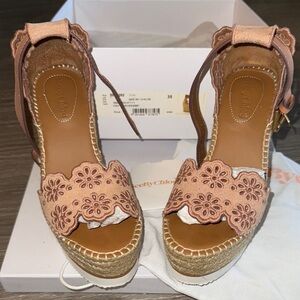 See by Chloe  Women's Pink Wedges